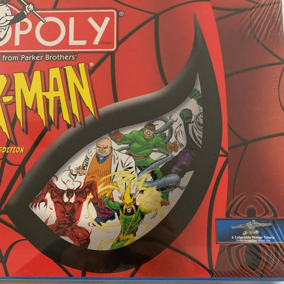Vintage‎ Monopoly Spider-man Collector's Edition 2002 Board Game Hasbro Sealed - Picture 3 of 8